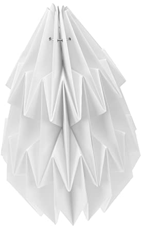 BESTonZON 3st Lampenschirm Origami-licht Kerzenschirm Stern Decke Hängelampenschutz Vintage-lichtschirm Hängend Lichtabdeckungen Für Beleuchtungskörper Weiß Lampengehäuse Handbuch E27 Papier