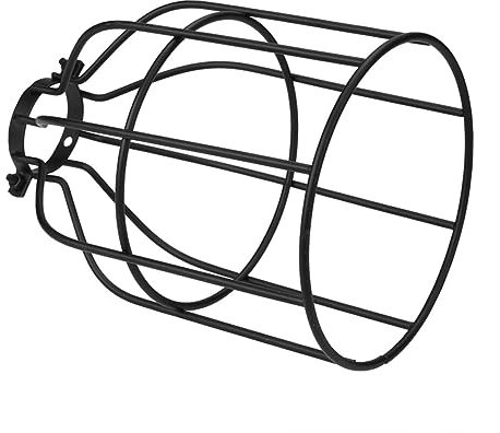 jojofuny Lampenschirm Lichtkäfig aus Metall leichter Käfigschirm Vintage Lichtkäfig Laternen dekorativ Vintage-Laterne schwarze Glühbirnen Vogelkäfig Schmiedeeisen Leuchter