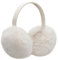 Onmygogo Damen Ohrenschützer, Weich Warm und Faltbare(Beige)