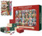 Weihnachts-Adventskalender Puzzle 2024 | Weihnachtshund-Puzzle 24 Boxen | niedlicher Hunde-Puzzle-Kalender | Puzzle Hund Frohe Weihnachten Countdown Kalender