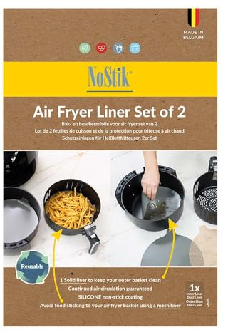 NoStik herbruikbaar beschermfolie airfryer