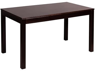 Krok Wood Esstisch Bonn aus Massivholz, Farbe Dunkle Eiche (Buche, 140x90x75 cm)