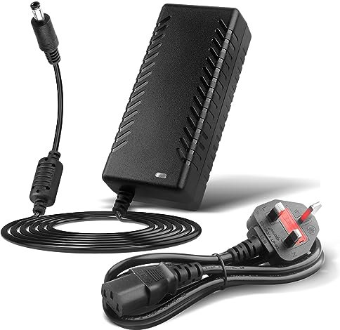 LeTaoXing 15V 4A Power Supply Adapter 60W Compatible with Neewer Photography Photo Studio Ring Lighting Replacement Neewer 14 inches 18 inch Ring Light Power Cord