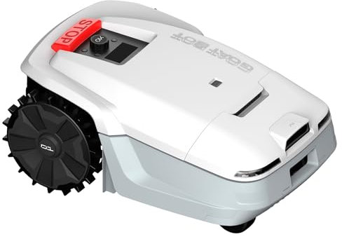 GOAT BOT UNICUT H1 Robot Tagliaerba Senza Filo Perimetrale 1500m², RTK+VSLAM, Vision+Dual TOF, Mappatura Automatica, Controllo tramite app, Evita Ostacoli Automaticamente, con Modulo 4G, Pendenza 45%