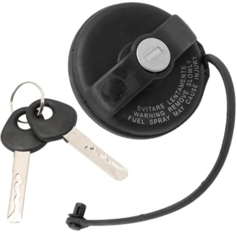 Kacepar Abschließbarer Tankdeckel 71802900 kompatibel mit Fiat Ducato Boxer | Mit 2 Schlüsseln, kompatibel mit Fiat Ducato 250, Peugeot Boxer und Citroen Jumper 2006–2019