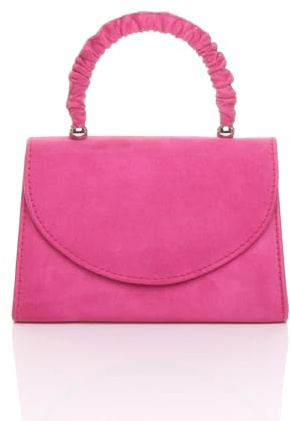AJVANI Ruched Handle Party Evening Envelope Clutch Bag