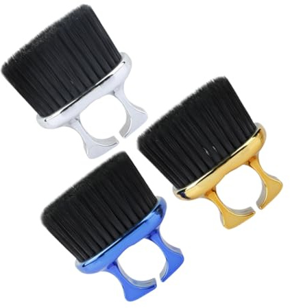 Cabilock 3 Stück Herren Bartbürsten aus Abs und Nylon Leichte und Pflegeleichte Haarschneide Bürsten für Reisen und Heimgebrauch