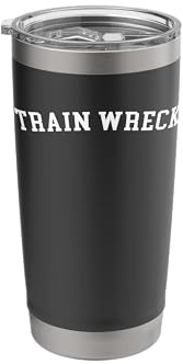 Train Wreck Stainless Steel Insulated Tumbler