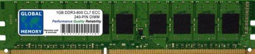 Global Memory - Memoria RAM DDR3 800 MHz PC3-6400 240 PIN ECC DIMM (UDIMM) per server/workstation e schede madri