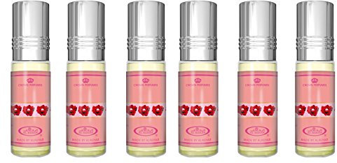 Al Rehab - Huile Parfumée Arabe Roses - Achat En Gros (6 Bouteilles)