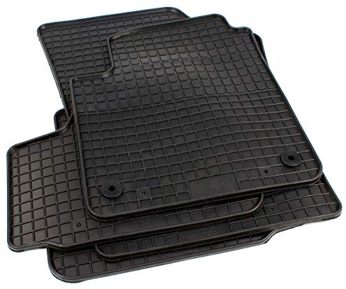 PETEX Gummimatten passend für Up ab 11/2011 / Cross Up ab 09/2013 Fußmatten schwarz 4-teilig