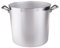 Pentole Agnelli FAMA332 Cacerola cilíndrica de cocina familiar en aluminio BLTF, manijas, 24 litros, plata