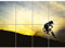 Doppelganger33 LTD Downhill Mountain Bike Silhouette Bicycle Sport XL Giant Panel Poster Art Print (8 Sections)