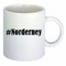 Kaffeetasse #Norderney Hashtag Raute Keramik Höhe 9,5cm ? 8cm in Weiß