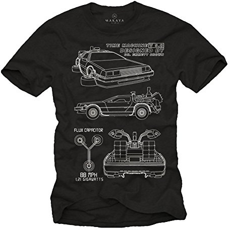 MAKAYA Vintage Film T-Shirt Herren