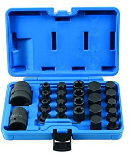 Laser 6891 Impact Bit & Socket Set 3/4D, 1D 24pc