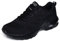 Nouveau Femmes Air Sports Chaussures de Course Choc Absorbant Trainer Courir Jogging Trainers Unisexe Gym Trainers Fitness Léger Chaussures, All Black, 36 EU