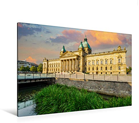 Premium Textil-Leinwand 120 x 80 cm Quer-Format Leipzig Impressionen | Wandbild, HD-Bild auf Keilrahmen, Fertigbild auf hochwertigem Vlies, Leinwanddruck von Dirk Meutzner