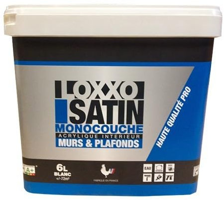 LOXXO Peinture Satin Cuisine et salle de bains Blanc 6L
