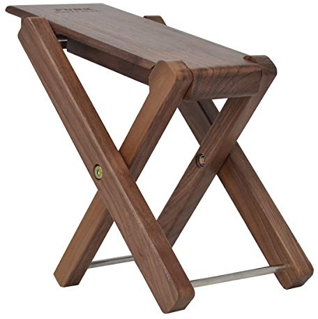 Gitarren-Fußbank Massivholz-Gitarrenpedal Gitarren-Fußbank-Fußbank 4-stufig verstellbares klappbares Holz-Fußbank-Pedal