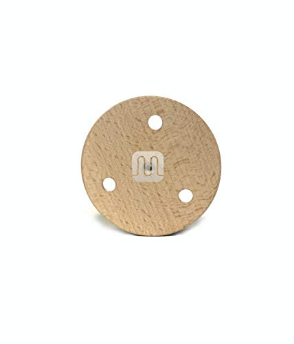 Merlotti 30.004 Rosace en bois 3 trous, Beige