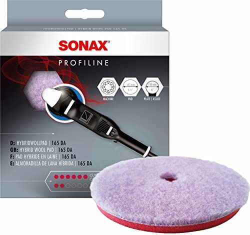 SONAX HybridwollPad 165 mm (1 Stück) effektives Schleifpad für Exzenterpoliermaschinen | Art-Nr. 04941000