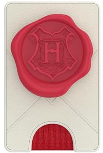 PopSockets Phone Wallet with Expanding Phone Grip, Phone Card Holder, Harry Potter PopWallet - Hogwarts Letter