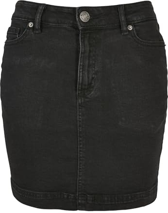 Urban Classics Damen Ladies Organic Stretch Denim Mini Skirt
