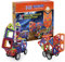 MAGNIKON Magnetische Bausteine, Magnetsteine MK-40 Das Mondauto, 40 Teile, Magnetbausteine Fahrzeuge, Magnetic Building Blocks Auto, Magnete Kinder, Auto Set mit Rädern, Magnet Bausteine für Kinder
