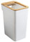 MagiDeal Cubo de Basura, Papelera sin Tapa para Sala de Estar Baño Inodoro Hogar Baño, Blanco 7L