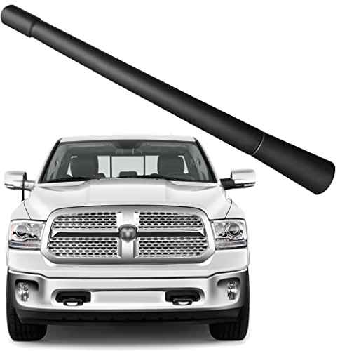 7 Zoll Antenne Ersatz für Dodge Ram 1500 2500 3500 (2009-2022), Dodge 1500 2500 3500 Antenne, Flexible Gummiantennenmast