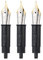 Set of 3 Jinhao 82 Fountain Pen Extra Fine Nib with Black Section Feed Gold Trim-Compatible with Jinhao 82, 88, 95, 82 Mini, 92, 100 Mini Fountain Pen