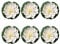 JIHUOO 6 Pcs Artificial Lotus Flowers Large Floating Lotus Flowers Faux Lotus Flowers Water Lily Flowers Fish Pond Artificial Plants with Artificial Lily Pads White