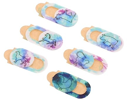 FELTECHELECTR 6pcs Animal-themed Webcam Covers Privacy Lens Protectors Easy Slide Blocker for Laptop and Tablet Self-adhesive Secure Your Privacy Effortlessly
