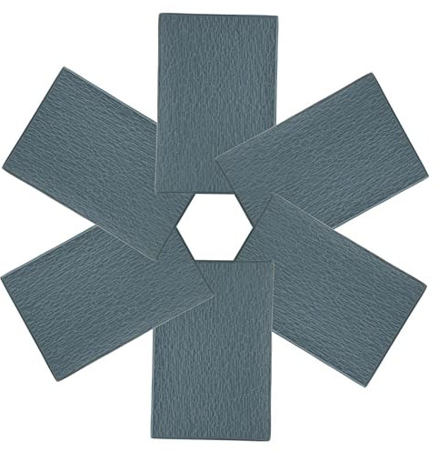 Vaguelly 6blätter Mini-dachziegel Für Sandkasten Miniatur-dachziegel-Modelle Realistische Dachziegelimitationen Für Mikrolandschaften Dekorative Simulations-dachziegel Für Modellbahn Und