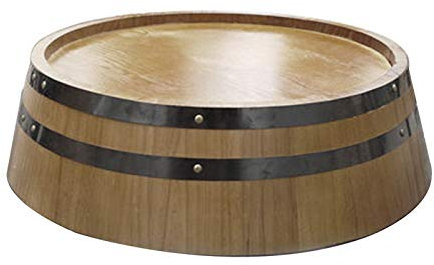 Eichenweinfässer dekoriert – massives Holz Weinfass Bierfass | Wanddekoration für Weingüter, Bar, Hochzeitsfotografie Requisiten | Halffassdeckel & Fassboden
