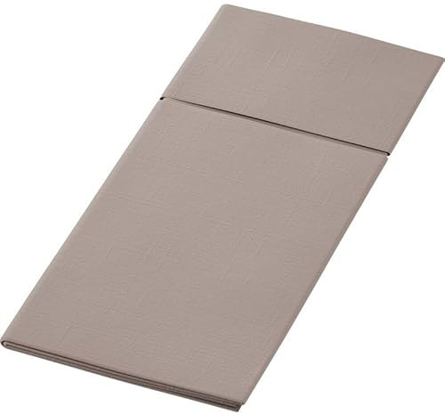 184 Serviettentaschen/Bestecktaschen Duniletto® 40 x 48 cm Greige