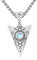 MEDWISE Pfeilspitze Halskette Männer 925 Sterling Silber Pfeil Keltische Wikinger Halskette Anhänger Runen Wikinger Kette Keltischer Schmuck für Männer Sohn Freund Geschenke