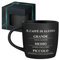 Maverton Tazza da caffè latte o tè in ceramica - 400 ml - Incisione personalizzata - Bicchiere con manico per bevande per Lei - Tazze da colazione per compleanno donna - Interno nero - Espresso