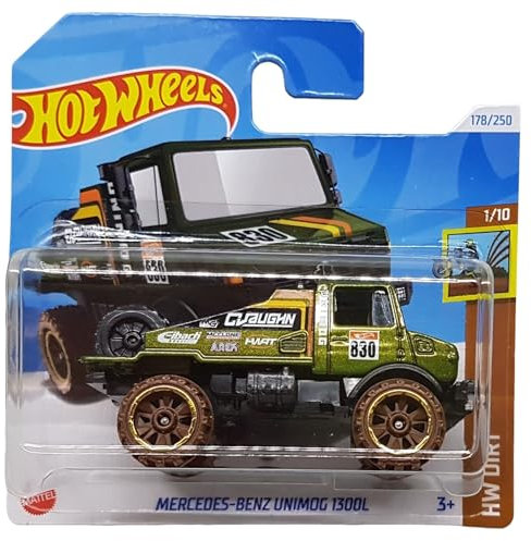 Hot Wheels - Mercedes-Benz Unimog 1300L - LKW - Modellauto - 1:64 - Erwachsene - Unisex