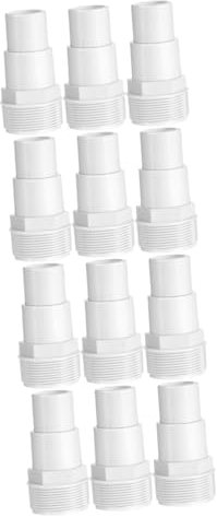 HANABASS 12stücke Pool Pumpenadapter Hochwertige Kunststoffadapter Für Anschlüsse Effiziente Verbindung Für Poolpumpen Und Filteranlagen Ersatzteile Für Sauberes Wasser