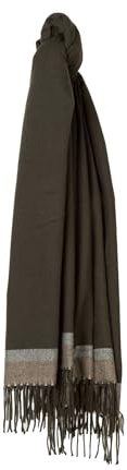 Ladies Scarf Women's Striped Country Scarves Winter Large Shawl 4 Colours