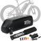 Ebkrides Ebike Battery 48V 15AH Electric Bike Lithium Battery Hailong Removable Electric Bicycle Battery Pack Power with Charger, 4 Pin Base Plate, USB Port for 1000W 750W 500W 350W Bicycle Motor