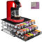 MASTERTOP Cassetti Capsule dolcgusto 108pz, Porta Capsule Antiscivolo a 3 Cassetti, Dispenser Capsule di Grande Capacità con Supporto Antivibrazioni in EVA per Macchina Caffè