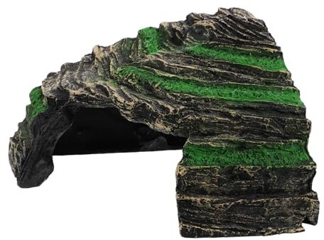 BESPORTBLE Schildkrötenaquarium-unterstand Aus Harz Aquarium-höhle Reptilien-sonnenplattform Für Wasserschildkröten Und Reptilien Zur Verwendung in Aquarien Und Terrarien