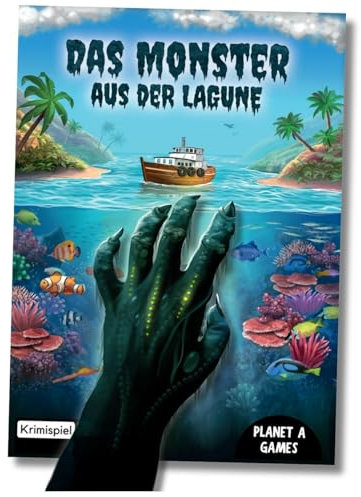 Das Monster aus der Lagune | Realistisches Krimispiel, Spannendes Tatort Detektivspiel, Escape Room Spiel