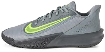 Nike Unisex Adult Precision 7 Basketball Shoes, Smoke Grey/Volt/Black/Anthracite, 12 Women/10.5 Men