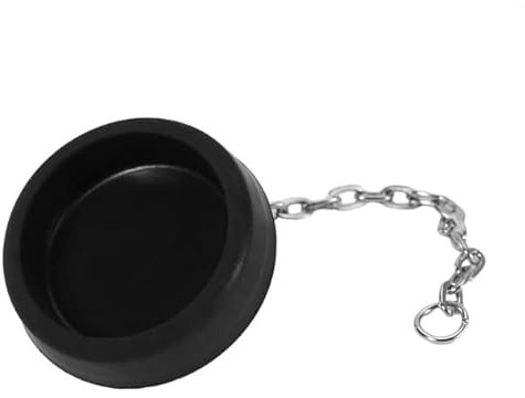 4 tapones de baño universales, tapón de fregadero de cocina con cadena de acero inoxidable, tapón de baño universal con cadena de acero inoxidable y gancho en forma de S, tapón de drenaje para cocina