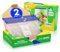 Stove Sun™ 2 Pack 35 Large Reusable Ziplock Bags Each | Expandable Bottom Stand and Fill Food Storage Bags | BPA Free, 1 Gallon (4.55L), W28.8 x L30.6+3cm bottom