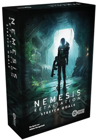 Awaken Realms, Nemesis: Retaliation – Stretch Goals, Expertenspiel, Deutsch | Inhalts-Erweiterung zum Semi-kooperativen Sci-Fi-Horror-Abenteuer für 1-5 Spieler, 120-180 Minuten, Brettspiel ab 14 Jahren